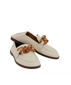 See By Chloé SB38091A Loafer / Goat Chalk Slipper 8 See By Chloé SB38091A Loafer / Goat Chalk Slipper