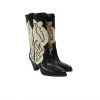 Isabel Marant LINLE BOOTS / Black Ecru