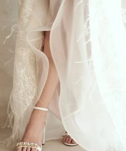 Piq.yourdress SANDALS 90 | Nappa Crystal Ivory