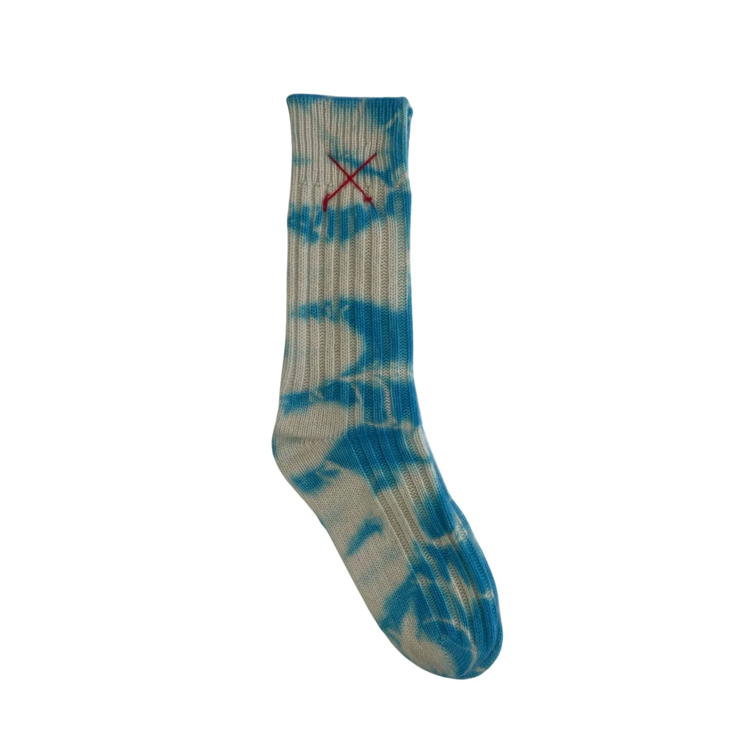 Mell-o Accessoires TIE DYE SOCKS | Aqua 3 Mell-o Accessoires TIE DYE SOCKS | Aqua