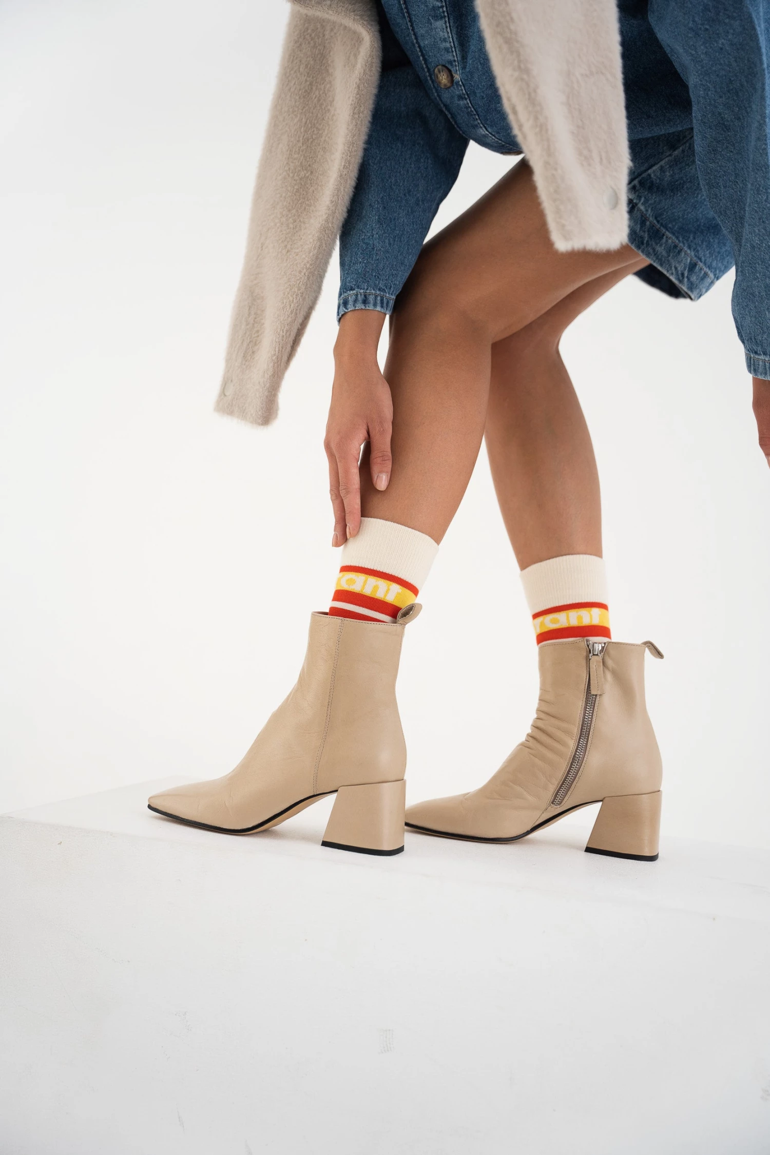 Pomme D'Or Ankle Boots NEW AMY 6010B | Glove Ecru 5 Pomme D'Or Ankle Boots NEW AMY 6010B | Glove Ecru