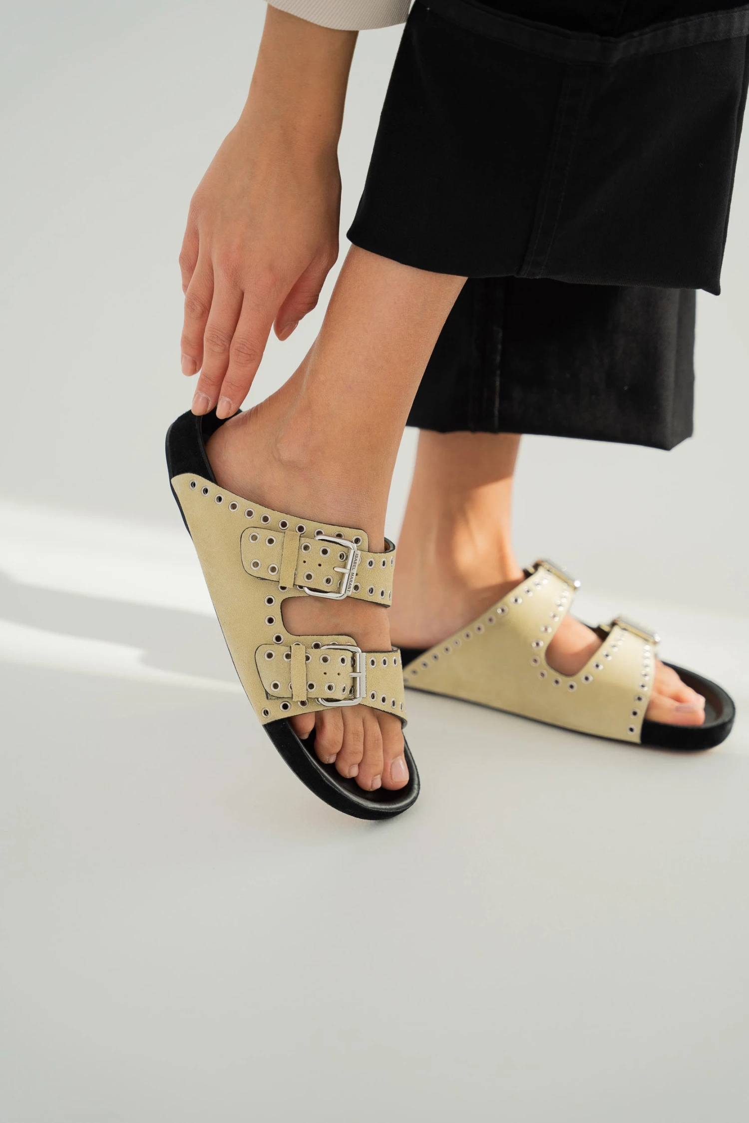 Isabel Marant LENNYO SANDAL | Ecru Sandals 6 Isabel Marant LENNYO SANDAL | Ecru Sandals