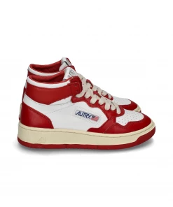 AUTRY MID SNEAKER | Bicolor White/Red New Arrivals