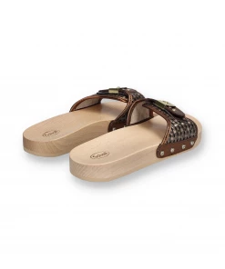 Scholl Iconic New Arrivals PESCURA FLAT | Raffia Bronze
