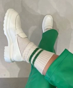 Mell-o STRIPED SOCKS | Green Most Wanted