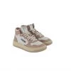AUTRY MID SNEAKER | Bicolor White/Pink