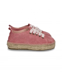 Manebi LACE-UP ESPADRILLES | Peony