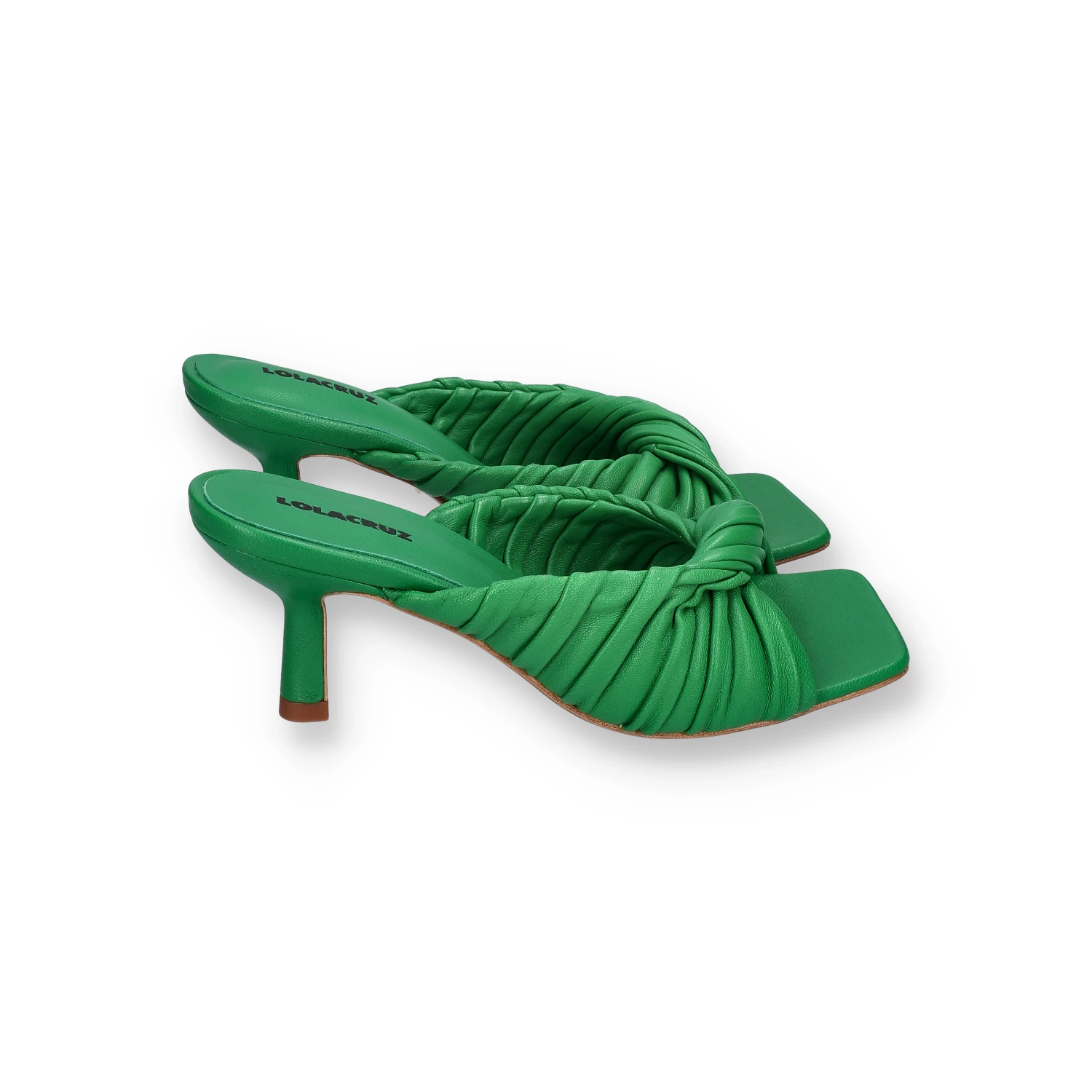 Lola Cruz Sandals SANDAL HELSA 099Z14BK | Green 4 Lola Cruz Sandals SANDAL HELSA 099Z14BK | Green