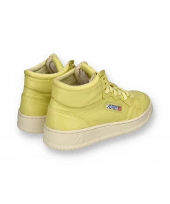 AUTRY MID SNEAKER 80s | Goat Yellow New Arrivals