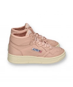 AUTRY New Arrivals MID SNEAKER 80s | Goat Peach