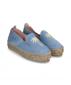 Manebi DOUBLE SOLE SLIPPER PALM SPRINGS | Blue & Yellow