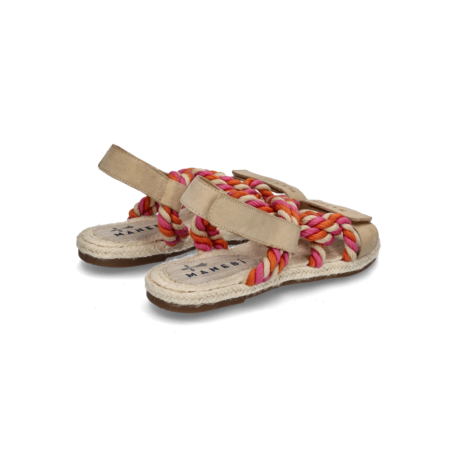Manebi ROPE SANDALS | Yucatan Peony & Apricot 5 Manebi ROPE SANDALS | Yucatan Peony & Apricot