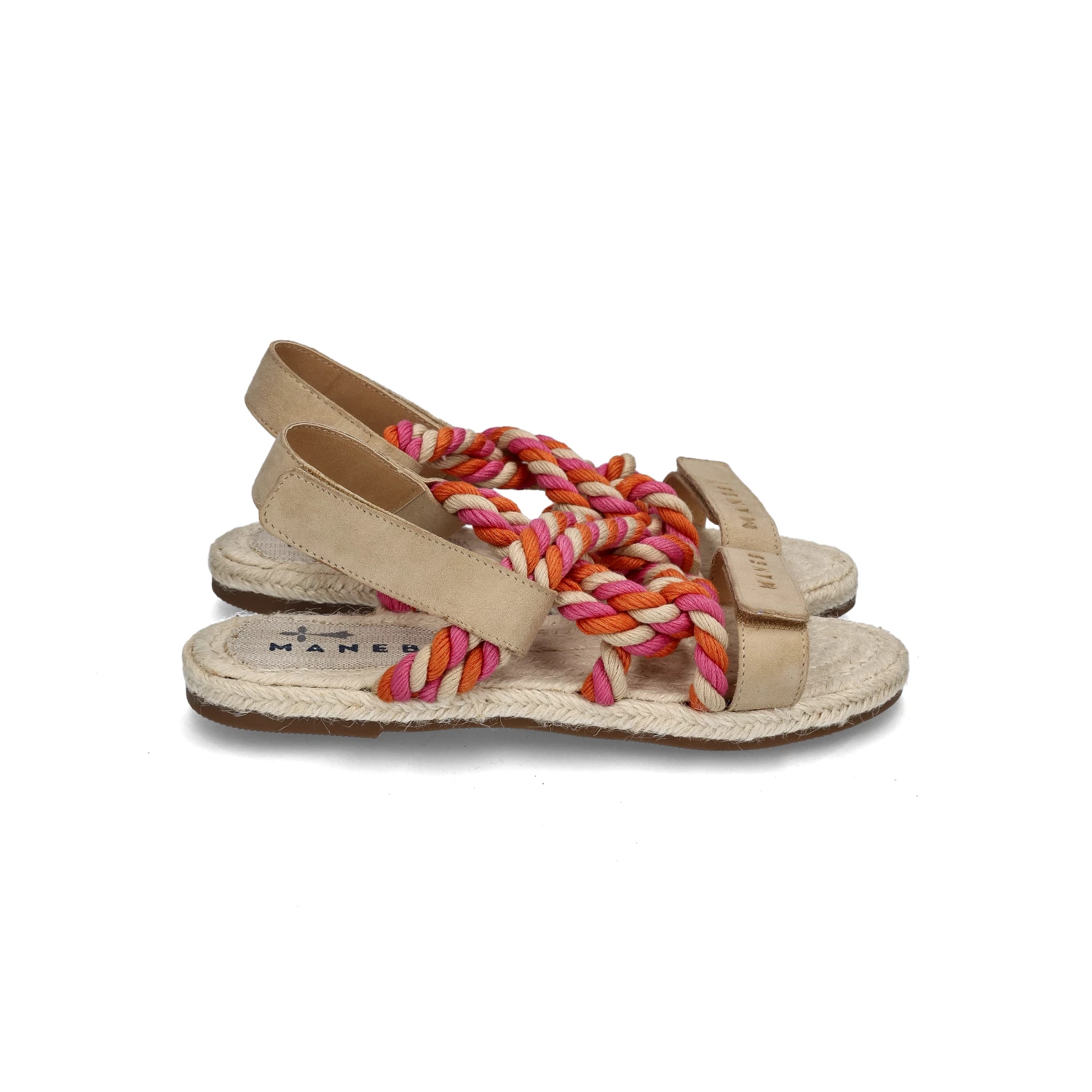 Manebi ROPE SANDALS | Yucatan Peony & Apricot 4 Manebi ROPE SANDALS | Yucatan Peony & Apricot