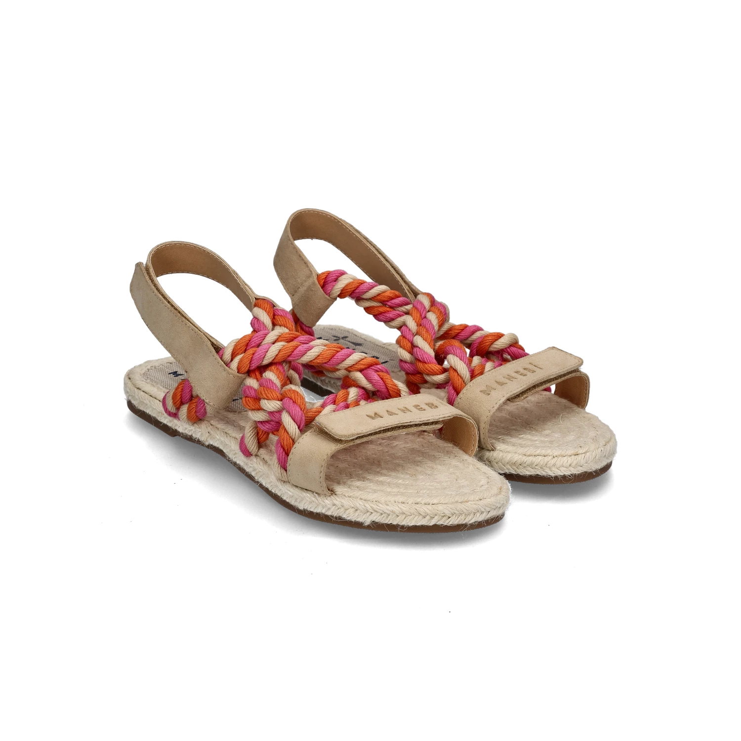 Manebi ROPE SANDALS | Yucatan Peony & Apricot 3 Manebi ROPE SANDALS | Yucatan Peony & Apricot