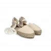 Manebi New Arrivals FLAT VALENCIANA | Cotton Bouclé Natural